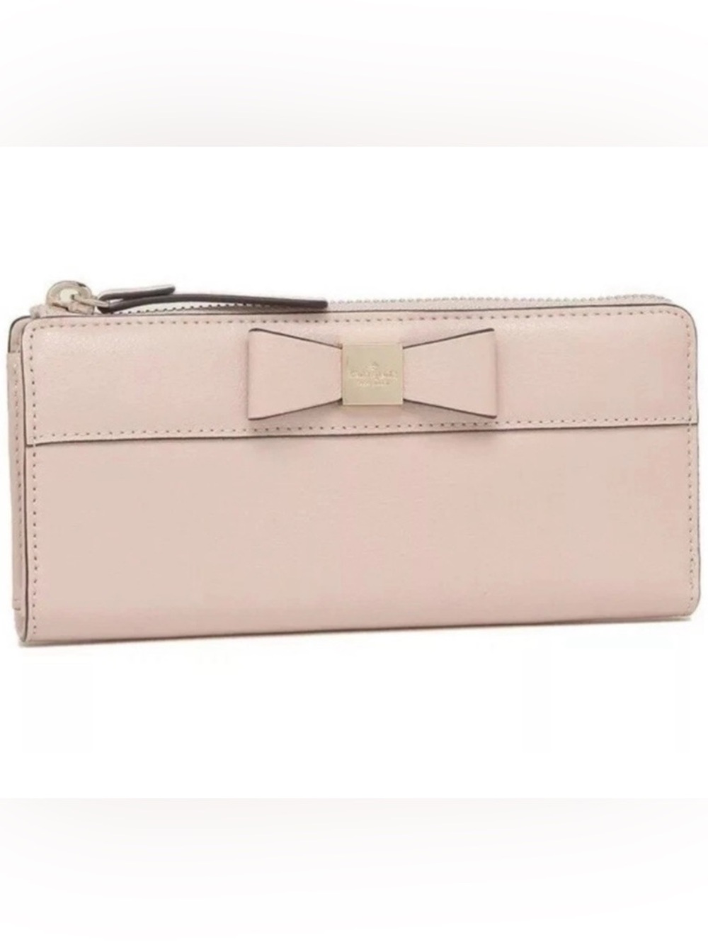 Kate Spade Soft Pink Beige Wallet | Pristine Interior